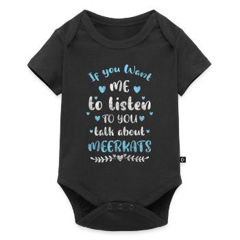 Wildlife Africa Horizontal stripes Wild - Baby Premium short-sleeve bodysuit - black - Front