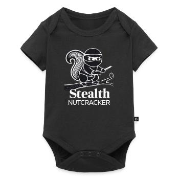 Ninja Squirrel - Baby Premium short-sleeve bodysuit - black - Front
