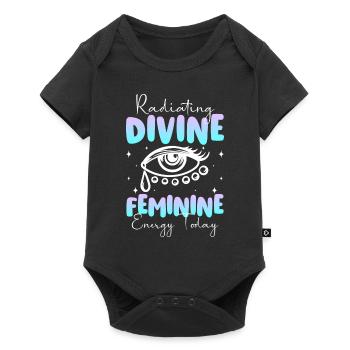 Dreamcatcher Feather Motivation Méditation - Body à manches courtes Premium Bébé - noir - Devant