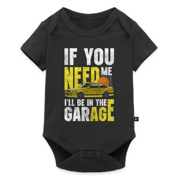 Car Engine Classic - Baby Premium short-sleeve bodysuit - black - Front
