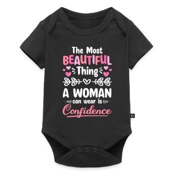 Célébration de l’émancipation féminine de la femme - Body à manches courtes Premium Bébé - noir - Devant
