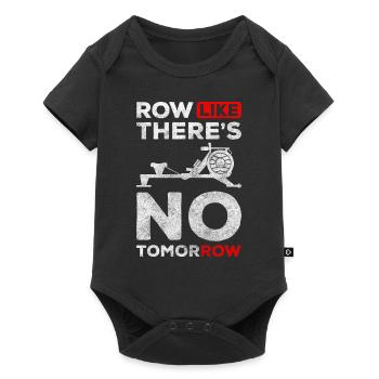 Rowing Machine Trainer Hardcore - Baby Premium short-sleeve bodysuit - black - Front