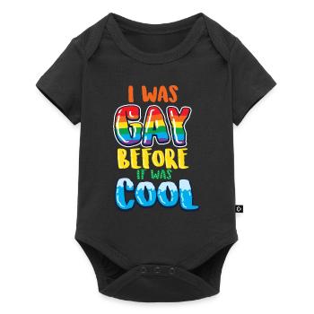 Gay Pride Gay Lesbienne LGBT LGBTQ cadeau - Body à manches courtes Premium Bébé - noir - Devant