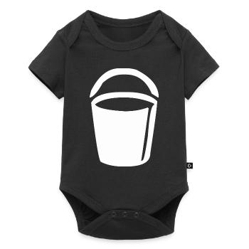Éteindre un incendie avec le seau - Body à manches courtes Premium Bébé - noir - Devant