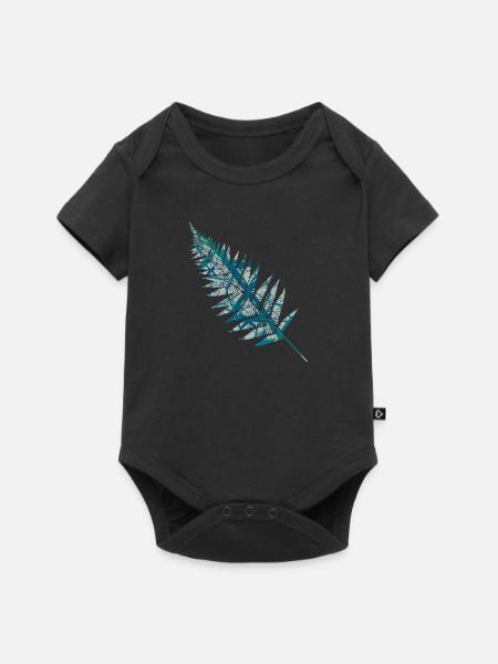 fern - Baby Premium short-sleeve bodysuit - black