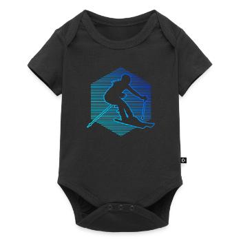 Ski Hommes Femmes Sports d’hiver Stunt Ski Ski - Body à manches courtes Premium Bébé - noir - Devant