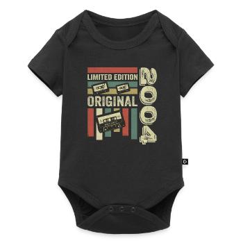Vintage 2004 - Retro Birthday Quote 2004 - Baby Premium short-sleeve bodysuit - black - Front
