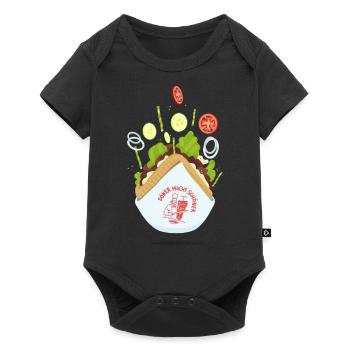 Doner makes beautiful - Baby Premium short-sleeve bodysuit - black - Front