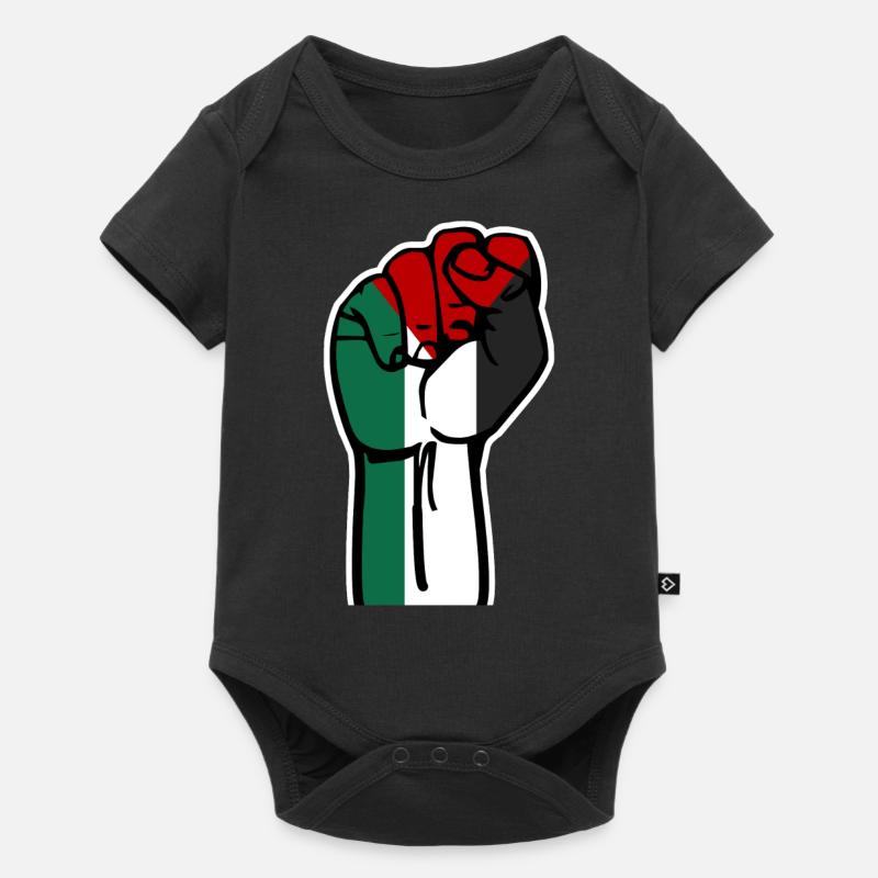 Révolution de la Palestine libre - Body à manches courtes Premium Bébé - noir