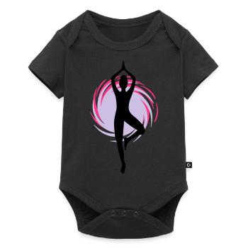 Yoga - Yoga - Pilates - Power Yoga - Sport - 3C - Body à manches courtes Premium Bébé - noir - Devant