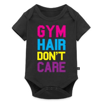 Gym - Baby Premium short-sleeve bodysuit - black - Front