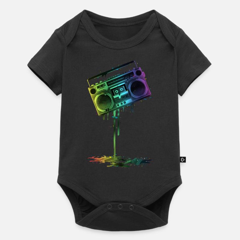 GUETTO BLASTER - Body à manches courtes Premium Bébé - noir