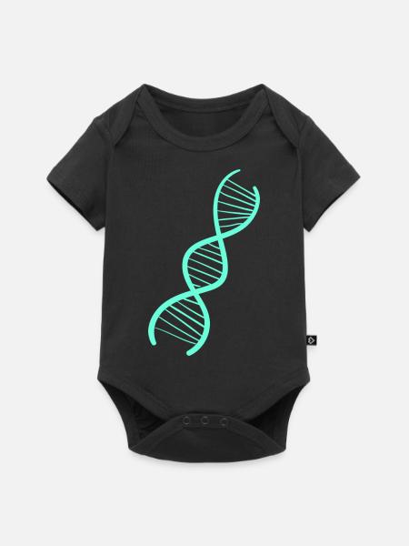 ADN Génétique génétique Biologie ADN - Body à manches courtes Premium Bébé - noir
