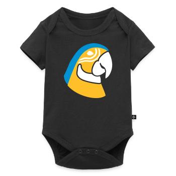 parrot - Baby Premium short-sleeve bodysuit - black - Front