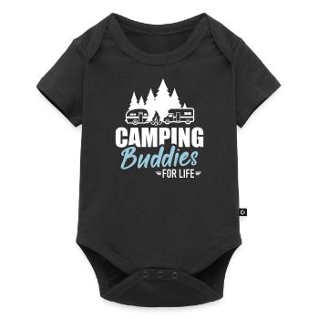 Campeur - Body à manches courtes Premium Bébé - noir - Devant