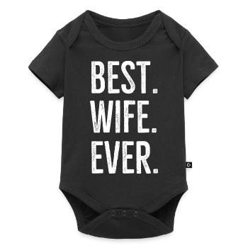 Meilleure femme de tous les temps - Body à manches courtes Premium Bébé - noir - Devant