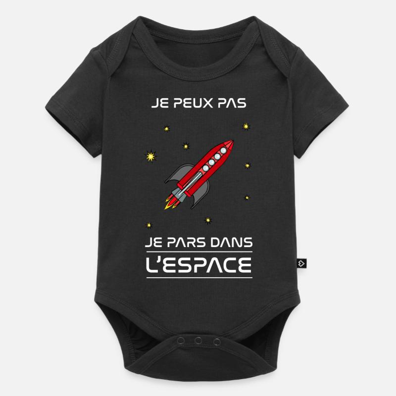 Fusée enfant - Body à manches courtes Premium Bébé - noir