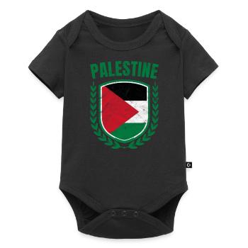 Palestine - Baby Premium short-sleeve bodysuit - black - Front
