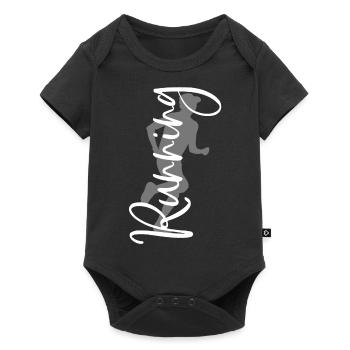 Running Sport Run Fitness Jogging Jogger Runners - Baby Premium short-sleeve bodysuit - black - Front