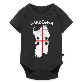 Sardinia Flag Sardinian Flag Sardegna Flag - Baby Premium short-sleeve bodysuit - black - Front