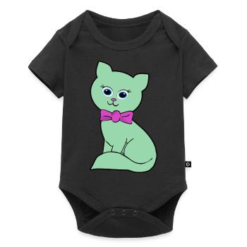Chaton - Body à manches courtes Premium Bébé - noir - Devant