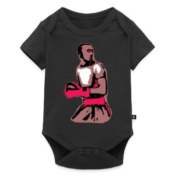 Ako Le boxeur - Body à manches courtes Premium Bébé - noir - Devant
