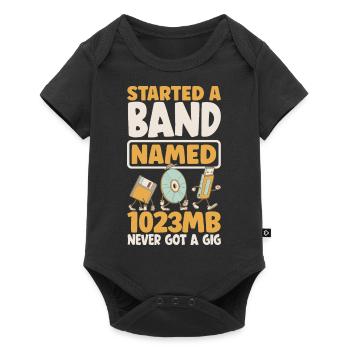 Started A Band Named 1023MB Never Got A Gig - Baby Premium short-sleeve bodysuit - black - Front
