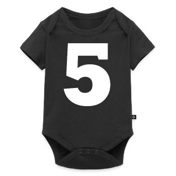 5 - Baby Premium short-sleeve bodysuit - black - Front