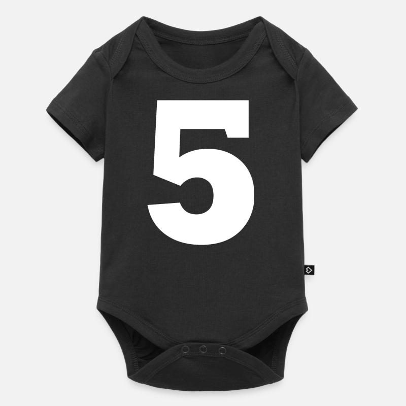 5 - Baby Premium short-sleeve bodysuit - black