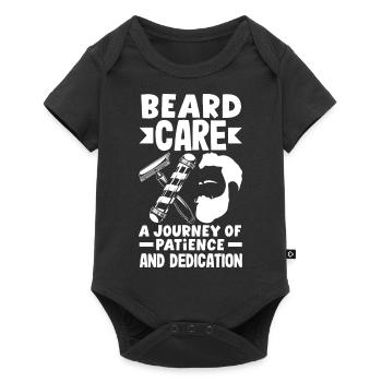 Beard care A journey of patience and dedication - Baby Premium short-sleeve bodysuit - black - Front