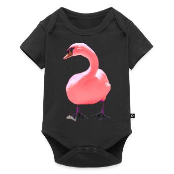 Cygne - Body à manches courtes Premium Bébé - noir - Devant