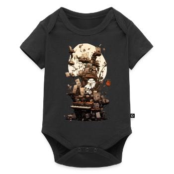 Orgue Fantaisie - Body à manches courtes Premium Bébé - noir - Devant