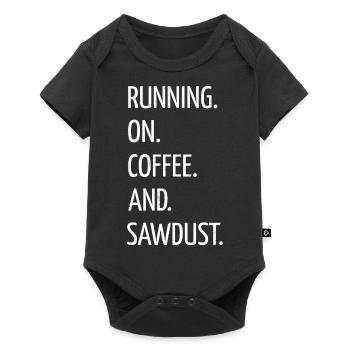the carpenters hearbeat carpentry carpenter - Baby Premium short-sleeve bodysuit - black - Front