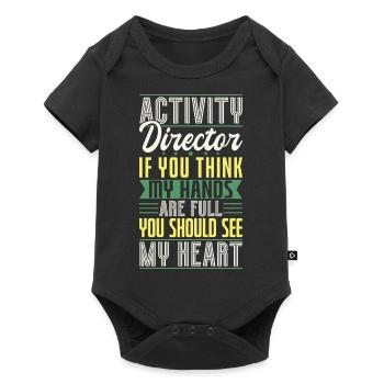 Activity Director Appreciation - Baby Premium Kurzarmbody - Schwarz - Vorne