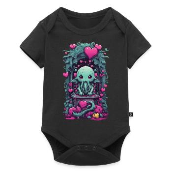 Pastel Goth Kawaii Monster Love Magic Design - Baby Premium short-sleeve bodysuit - black - Front