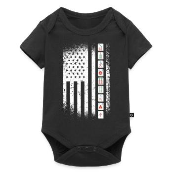 Cadeau pour les fans de Mahjong - Body à manches courtes Premium Bébé - noir - Devant