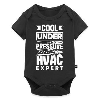 HVAC Expert Technician - Baby Premium short-sleeve bodysuit - black - Front