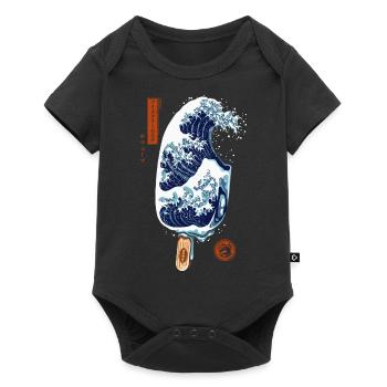 Japon - Kanagawa bâtonnet glace - Baby Premium short-sleeve bodysuit - black - Front