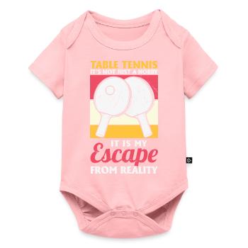 Table Tennis Ping Pong - Baby Premium short-sleeve bodysuit - rose - Front