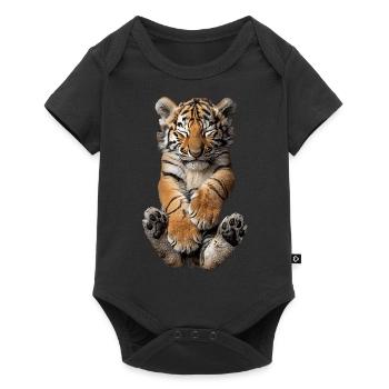 Tigre - Body à manches courtes Premium Bébé - noir - Devant