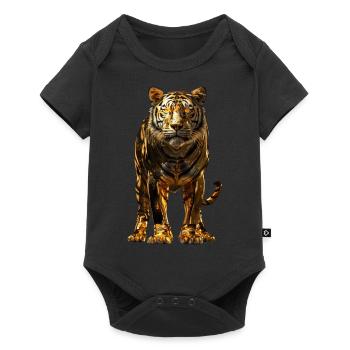 Tigre - Body à manches courtes Premium Bébé - noir - Devant