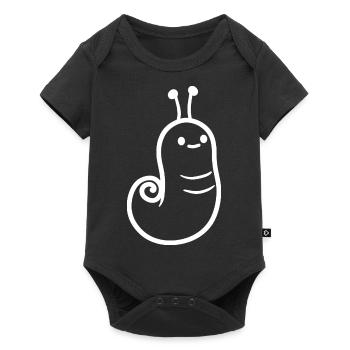 Slug 3 - Baby Premium short-sleeve bodysuit - black - Front