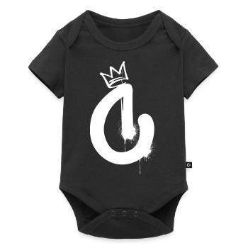 C - Baby Premium Kurzarmbody - Schwarz - Vorne