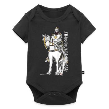 : « Je reviendrai » - Body à manches courtes Premium Bébé - noir - Devant