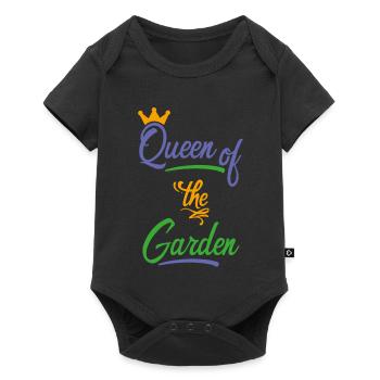 Garten - Baby Premium Kurzarmbody - Schwarz - Vorne