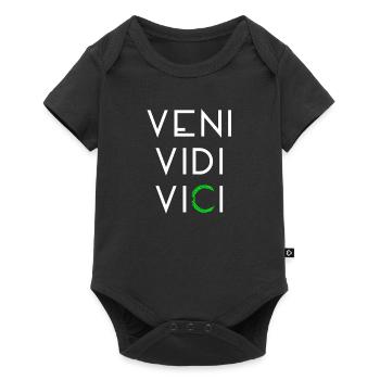 Veni vidi vici - Je suis venu, j'ai vu et j'ai gagné. - Body à manches courtes Premium Bébé - noir - Devant