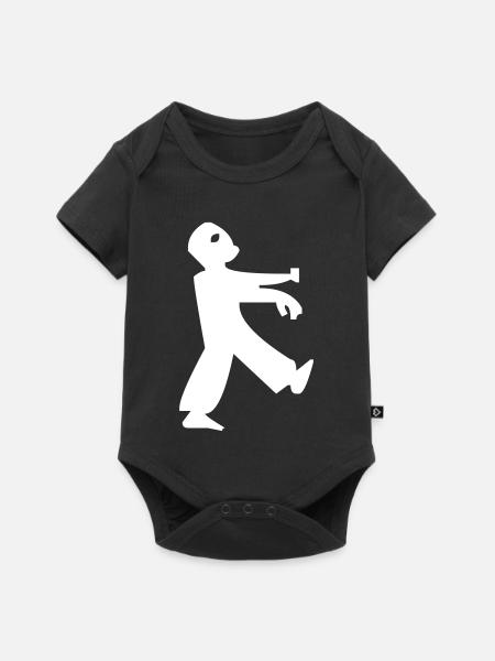 Zombie - Baby Premium Kurzarmbody - Schwarz