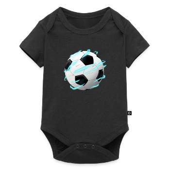 Football power - Baby Premium short-sleeve bodysuit - black - Front