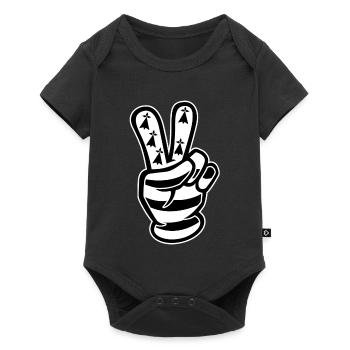 Victory Breizh - Baby Premium short-sleeve bodysuit - black - Front