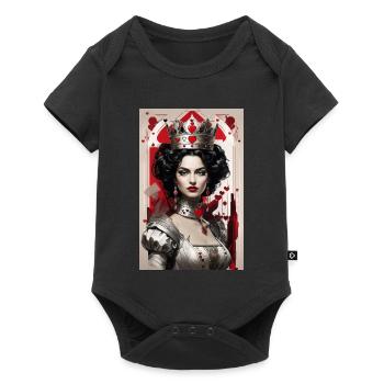 Cyberpunk fantastique de la Reine de Cœur III - Body à manches courtes Premium Bébé - noir - Devant